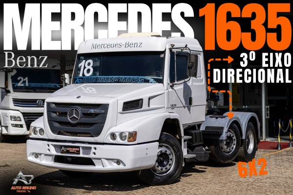 Caminhão Mercedes Benz Atron 1635 ano 2019 - Atron 1635 - Caminhões e Carretas