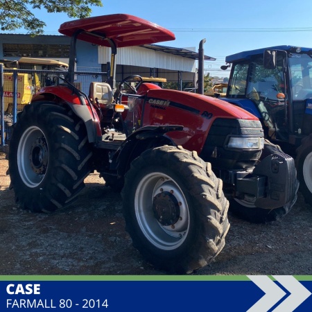Trator Case Farmall 80 ano 2014