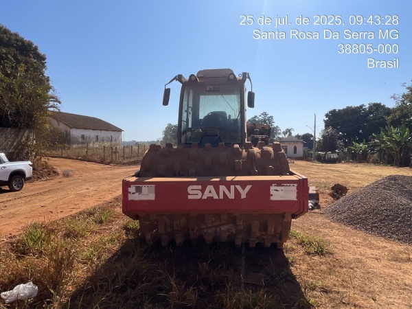 Rolo Compactador SANY SSR120C-10 125hp ano 2012