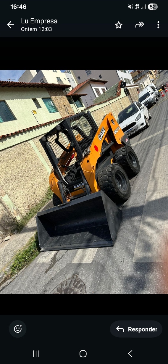 Mini Carregadeira Case SR175 ano 2014