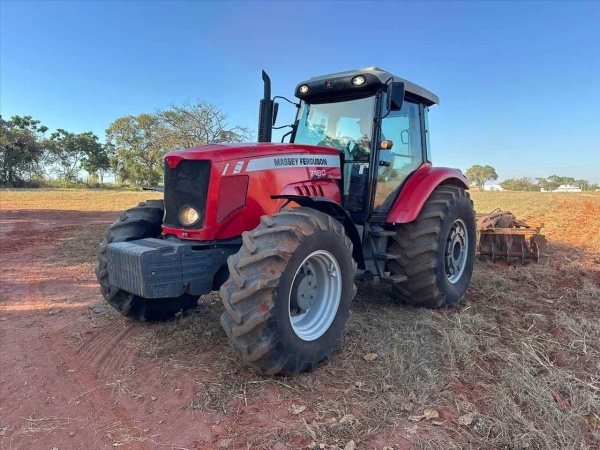 Trator Massey Ferguson MF 7180 ano 2012