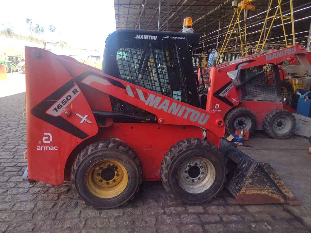 Mini Carregadeira Manitou 1650R ano 2021 - 1650R - Máquinas de Linha Amarela
