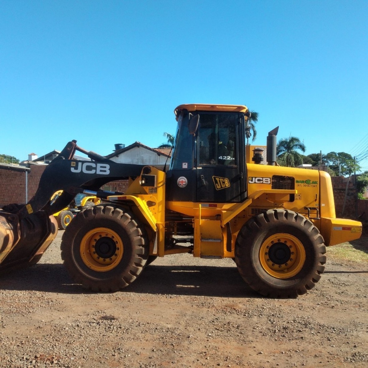 Ficha técnica do Pá Carregadeira JCB 422ZX - Popagro