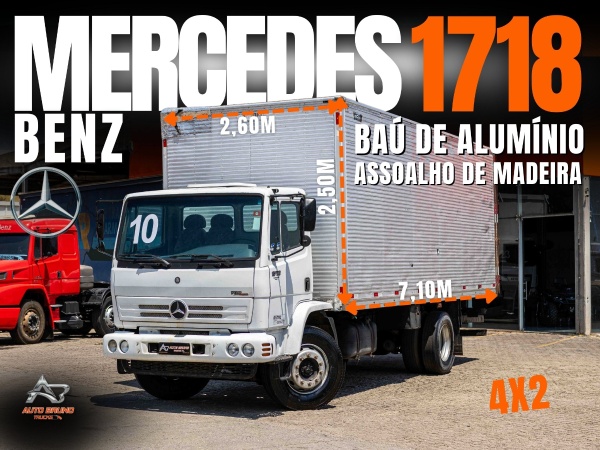 Caminhão Mercedes Benz 1718 ano 2010