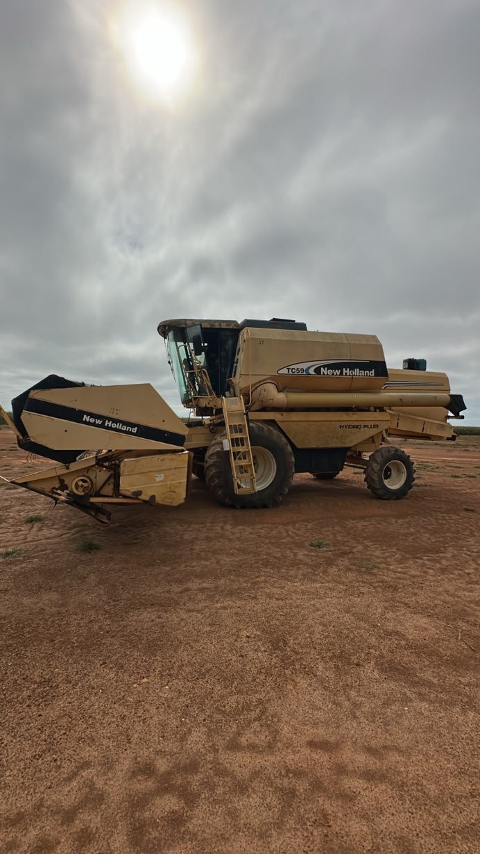 Colheitadeira New Holland TC59 Sojeira ano 2004