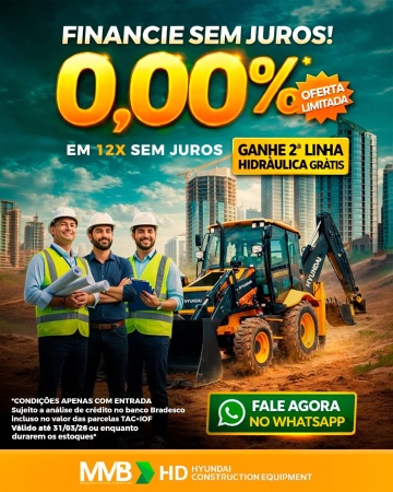 Retroescavadeira Hyundai HB640C ano 2026