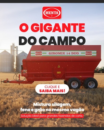 Vagão Misturador Menta GIROMIX 14 m³