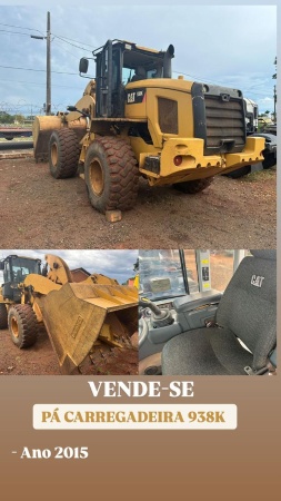 Pá Carregadeira Caterpillar 938K ano 2015