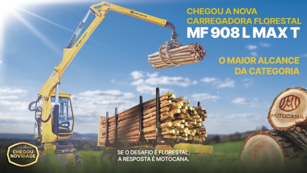 Grua Florestal Motocana MF 908 L Max T ano 2026