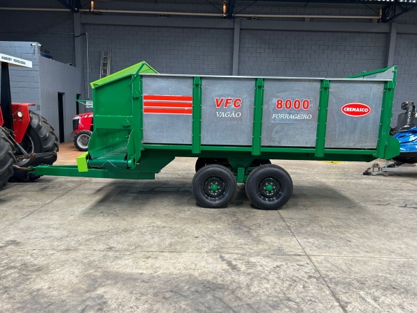 Vagão Forrageiro Cremasco VFC 8.000 ano 2025