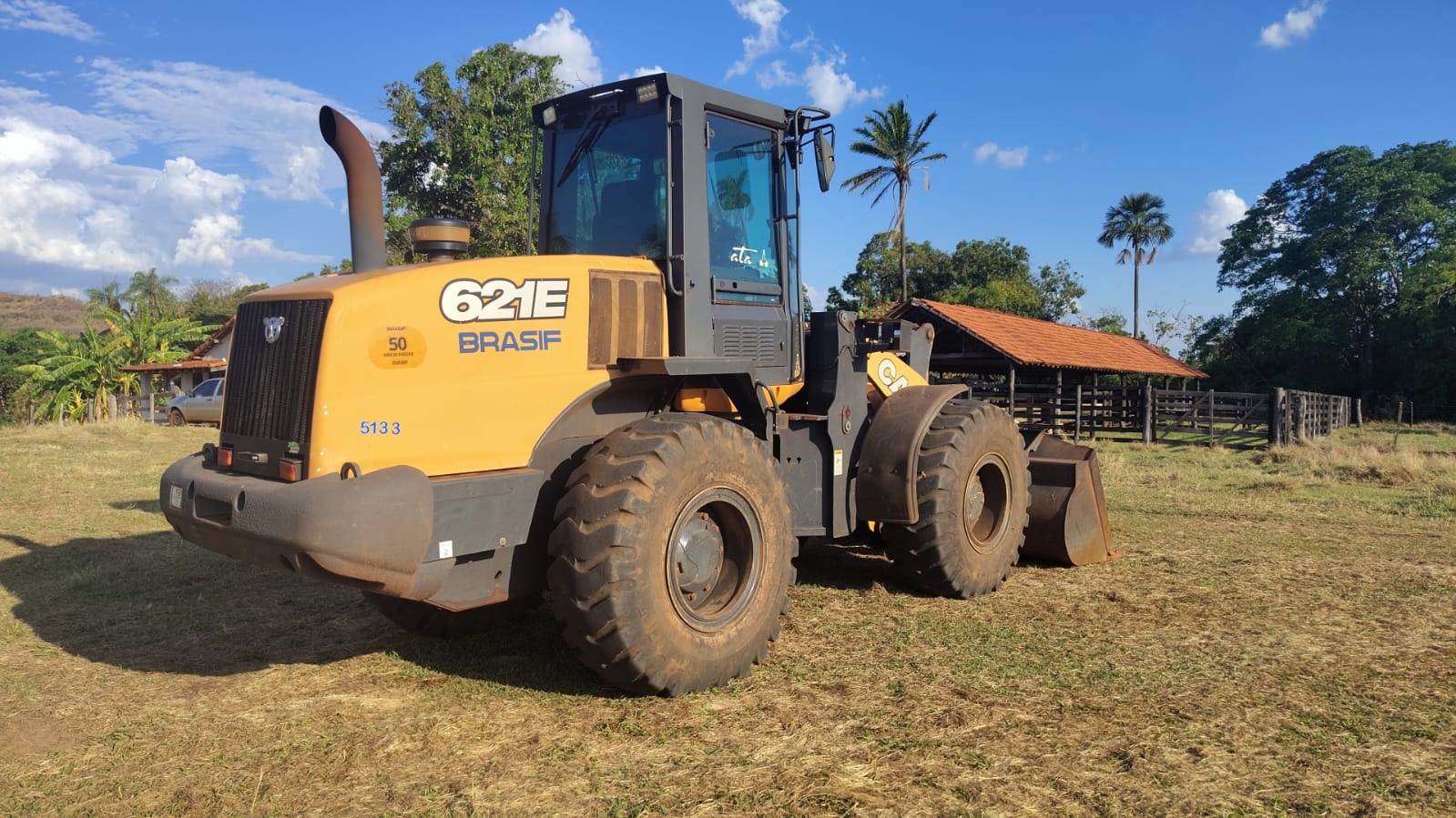 Pá Carregadeira Case 621E ano 2021
