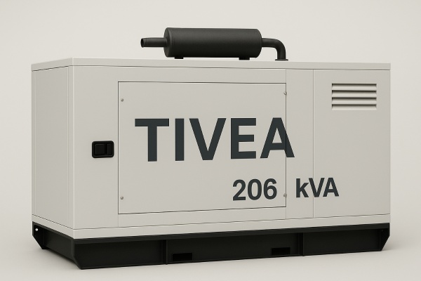 Gerador de Energia Tivea 206 Kva