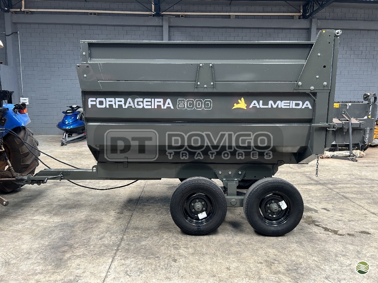 Carreta Agrícola Almeida Forrageira 8m cúbicos ano 2025