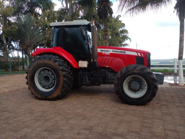 Trator Massey Ferguson MF 7180 ano 2010 - MF 7180 - Máquinas Agrícolas