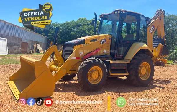 Retroescavadeira Caterpillar 416 ano 2021 - 416 - Máquinas de Linha Amarela