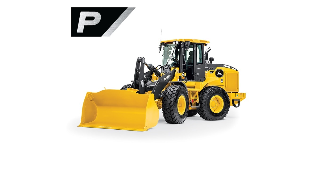 Pá Carregadeira John Deere 524 P-Tier ano 2026
