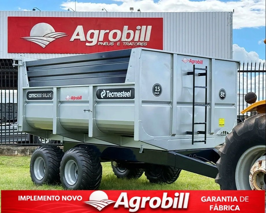 Carreta Agrícola Tecmesteel CBTEC 8000 ano 2026
