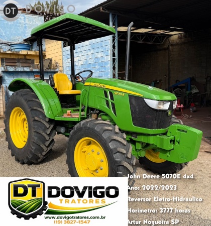 Trator John Deere 5070E ano 2023