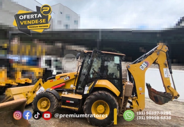 Retroescavadeira Caterpillar 416 ano 2022