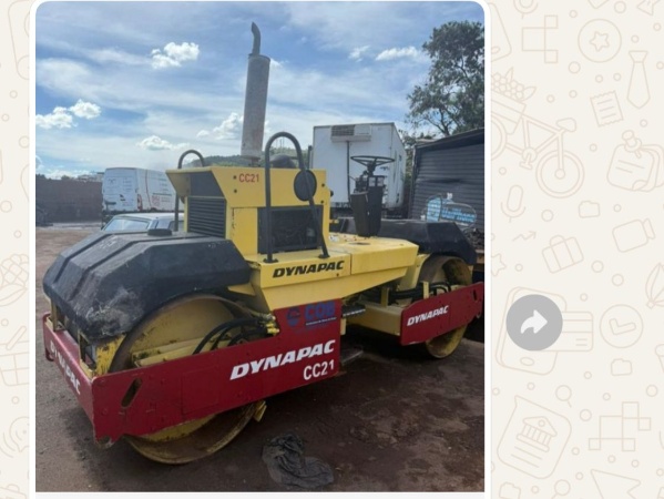 Rolo Compactador Dynapac cc21 ano 1997