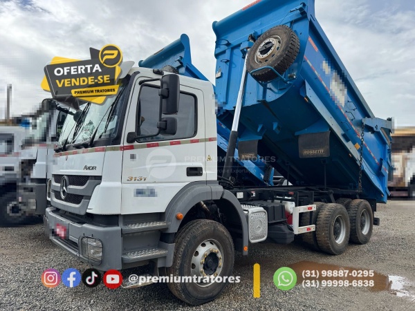Caminhão Mercedes Benz AXOR 3131 6X4 ano 2019 - AXOR 3131 6X4 - Caminhões e Carretas