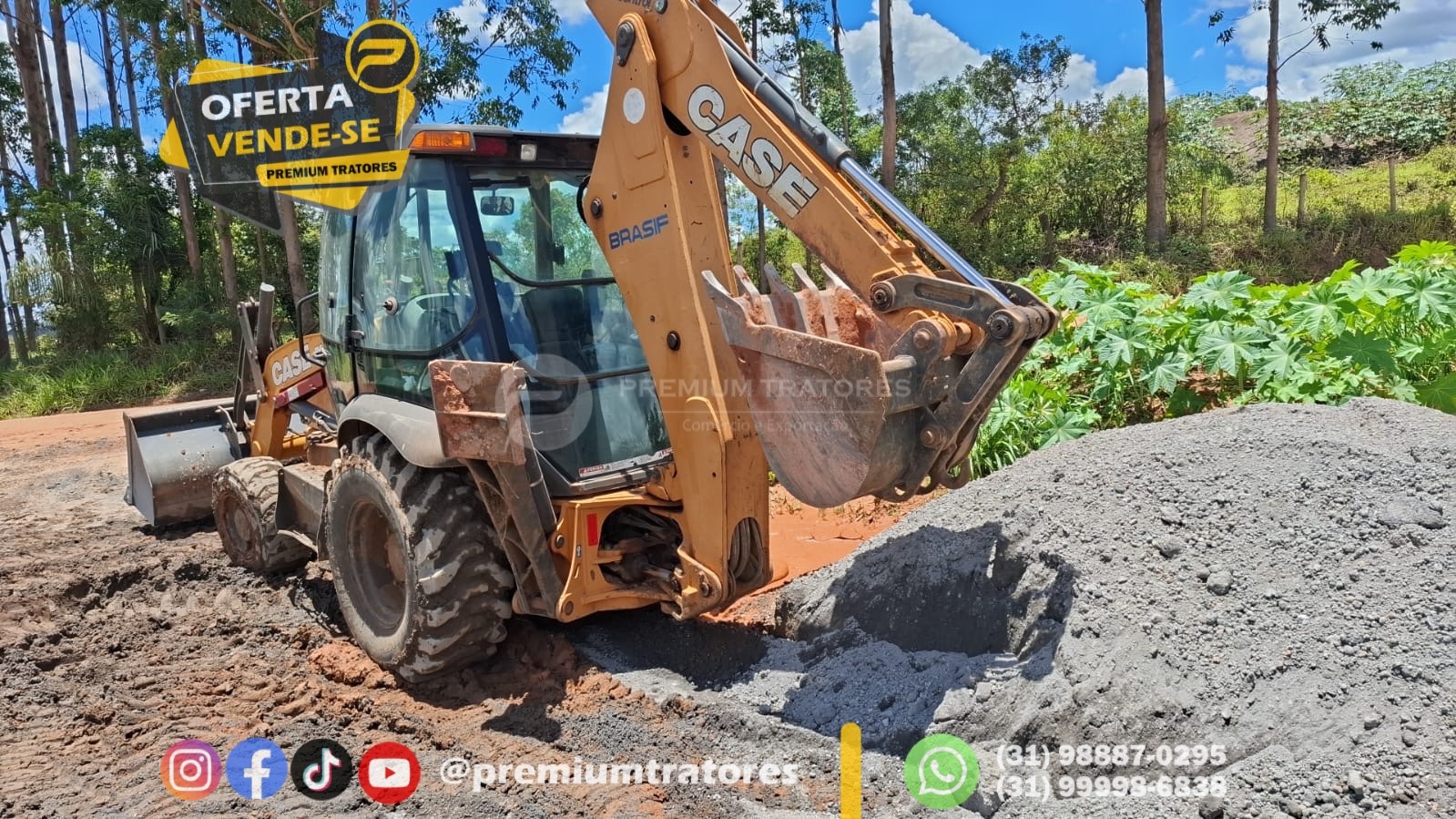 Retroescavadeira Case 580 N ano 2019