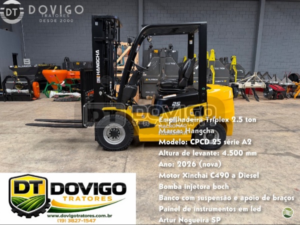 Empilhadeira Hangcha CPCD25 ano 2026