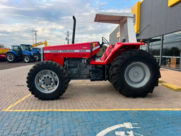 Trator Massey Ferguson MF 660 ano 2002 - MF 660 - Máquinas Agrícolas