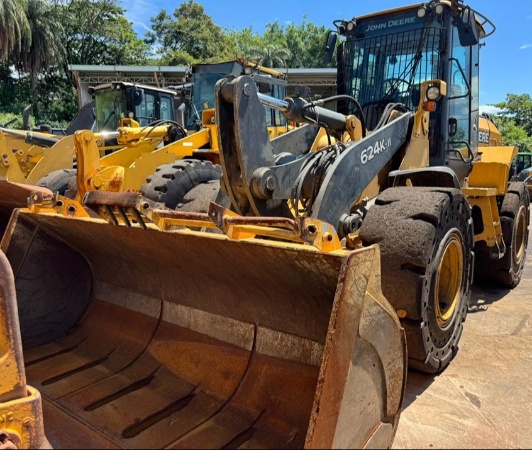 Pá Carregadeira John Deere 624K II ano 2018 - 624K II - Máquinas de Linha Amarela