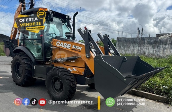 Retroescavadeira Case 580 N ano 2025 - 580 N - Máquinas de Linha Amarela