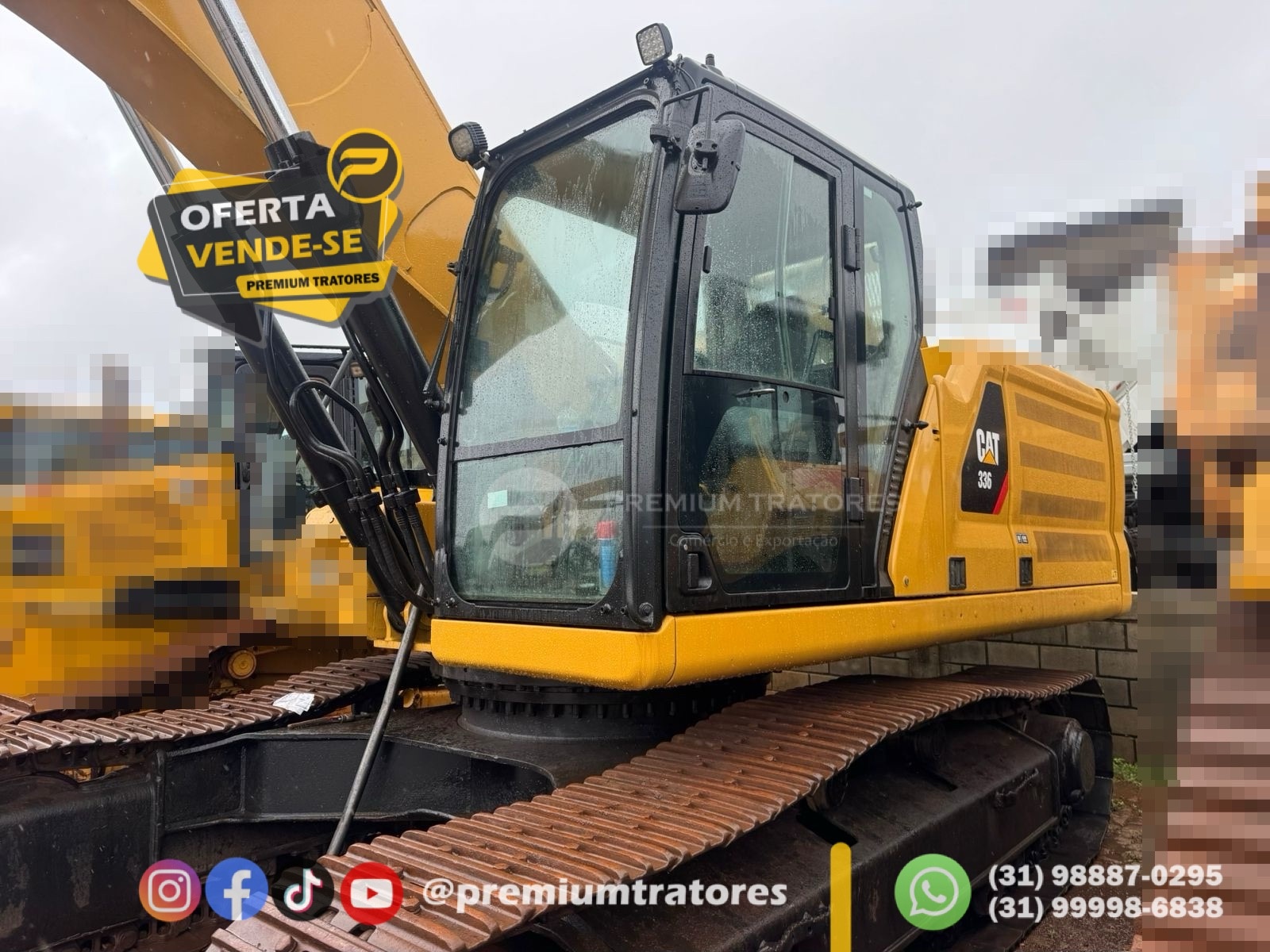 Escavadeira Caterpillar 336 ano 2019