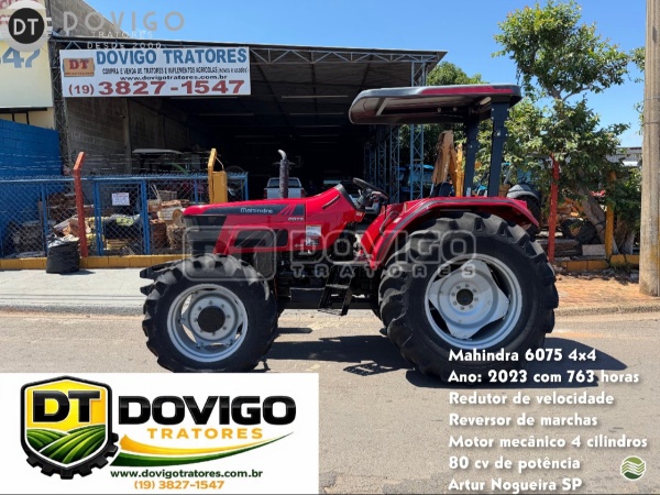 Trator Mahindra 6075 ano 2023 - 6075 - Máquinas Agrícolas