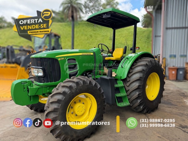 Trator John Deere 6125 J ano 2023 - 6125 J - Máquinas Agrícolas