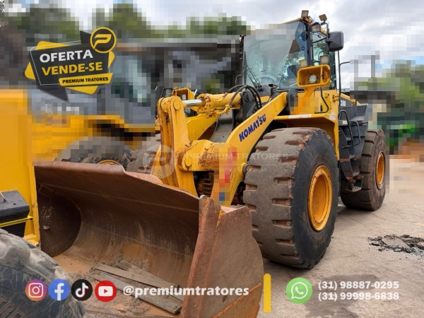 Pá Carregadeira Komatsu WA380 ano 2021