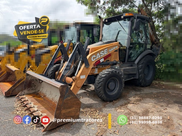 Retroescavadeira Case 580N ano 2019