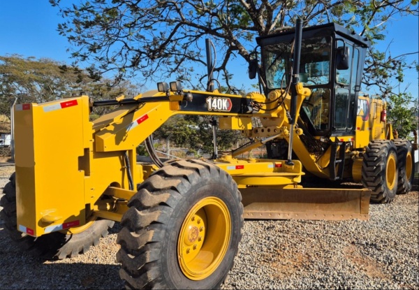 Motoniveladora Caterpillar CAT 140K ano 2021 - CAT 140K - Máquinas de Linha Amarela
