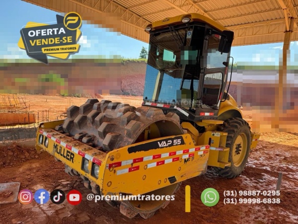 Rolo Compactador Müller VAP55 ano 2022 - VAP55 - Pavimentação e Infraestrutura