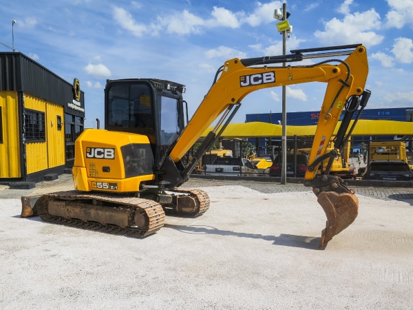 Mini Escavadeira JCB 55Z-1 ano 2022