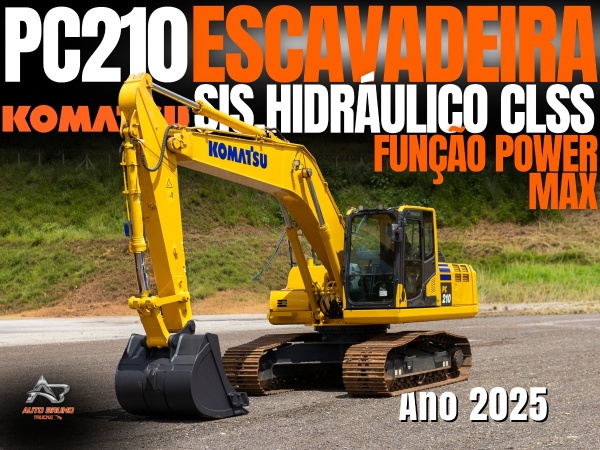 Escavadeira Komatsu PC210 ano 2025