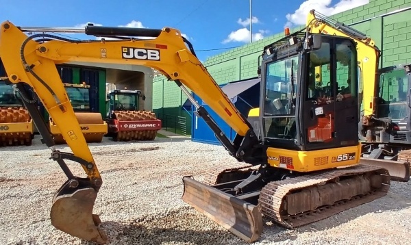 Mini Escavadeira JCB 55Z-1 ano 2021