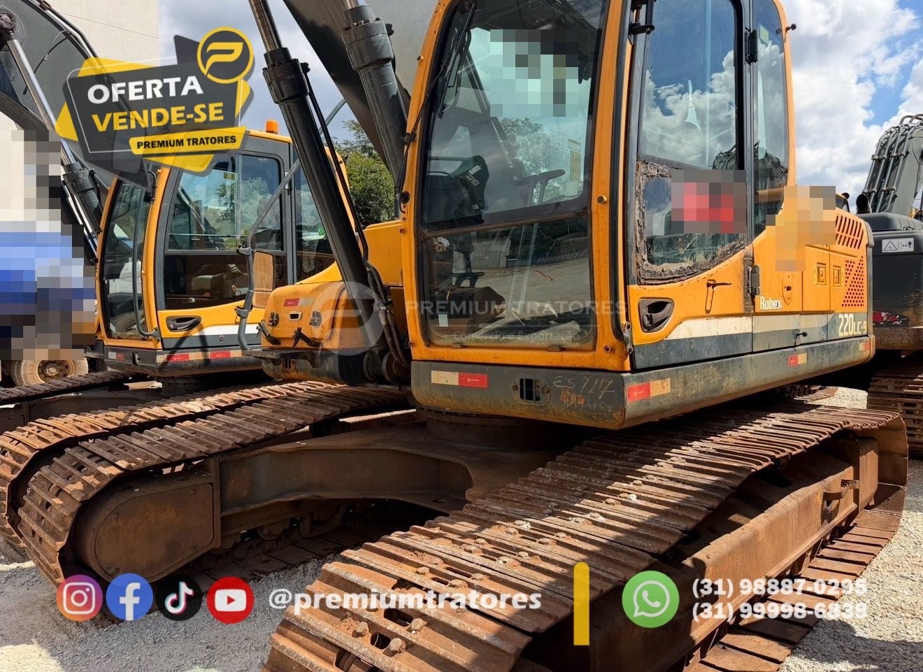 Escavadeira Hyundai R220LC-9 ano 2020