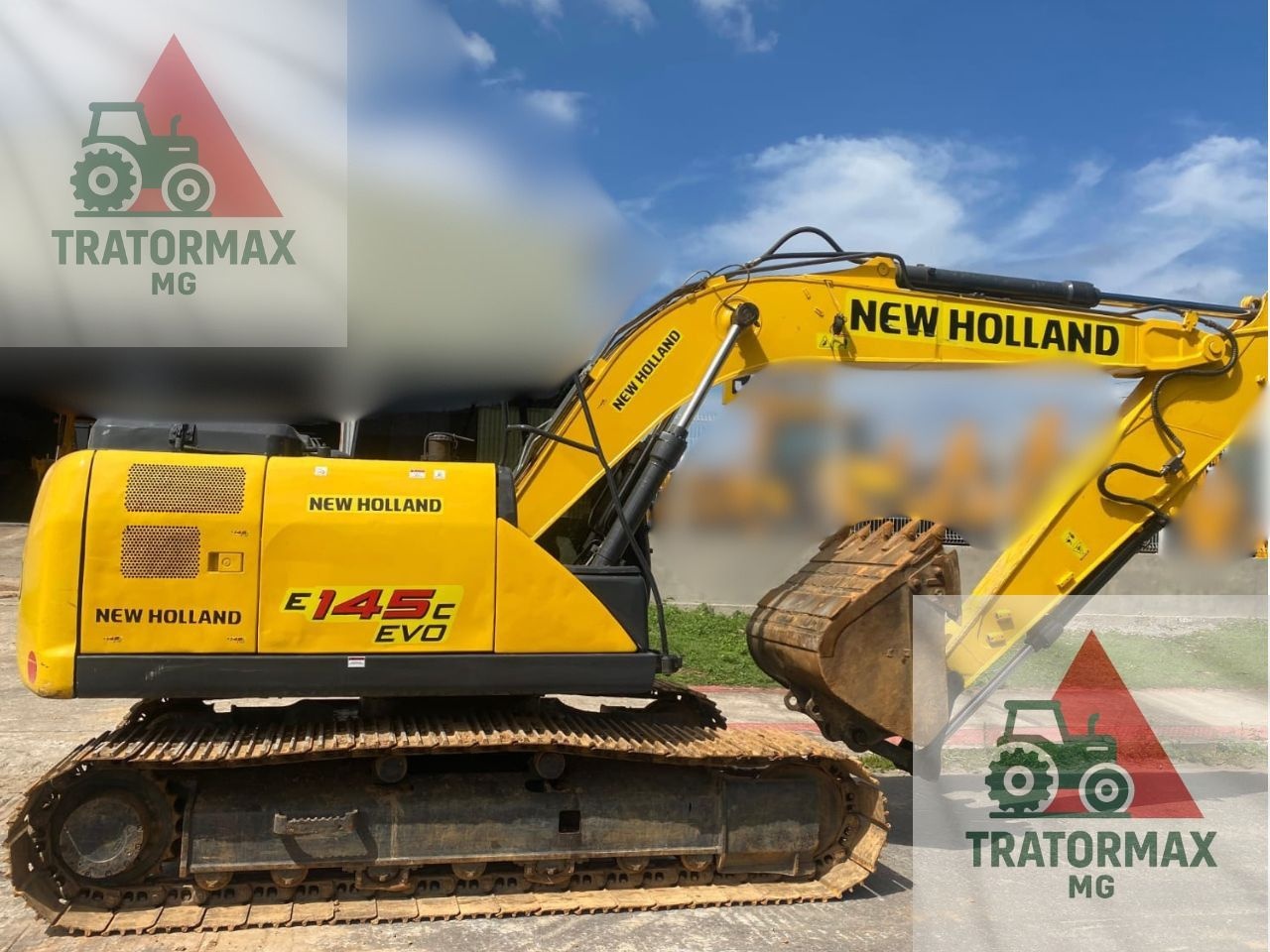 Escavadeira New Holland E145C EVO ano 2019