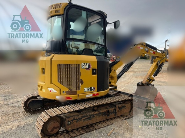 Mini Escavadeira Caterpillar 303.5 ano 2022