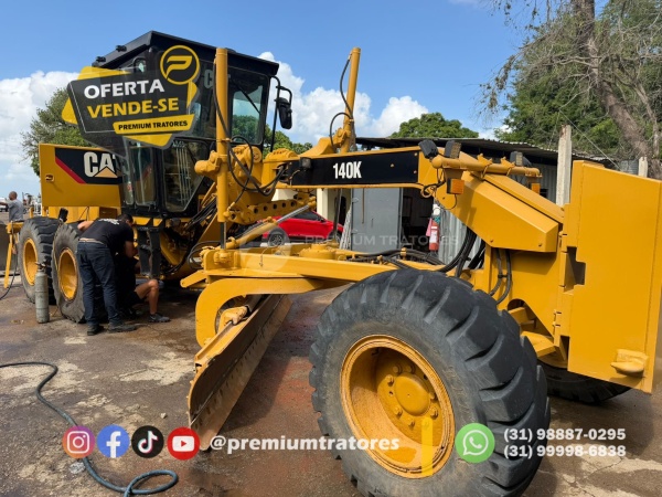 Motoniveladora Caterpillar CAT 140K ano 2017