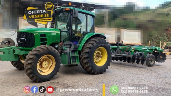 Trator John Deere 6125 J ano 2014 - 6125 J - Máquinas Agrícolas