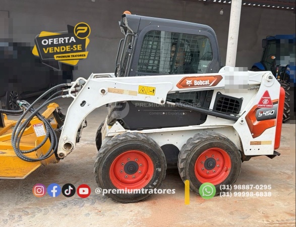 Mini Carregadeira Bobcat S450 ano 2024