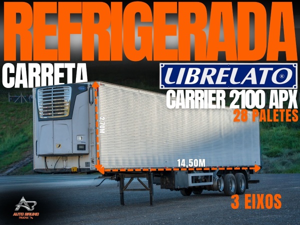 Carroceria Librelato Baú Refrigerado    ano 2013