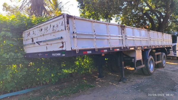 Carroceria Facchini Carreta carga baixa ano 2020