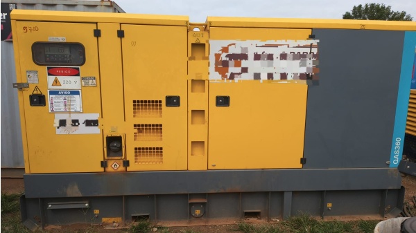 Gerador de Energia Atlas copco 360 kVA ano 2024