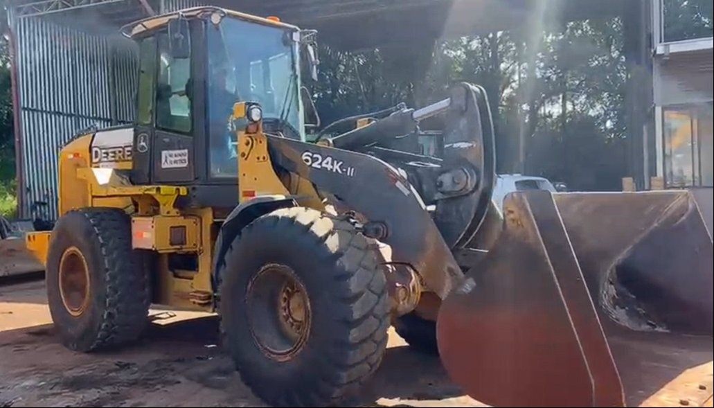 Pá Carregadeira John Deere 624K II ano 2018